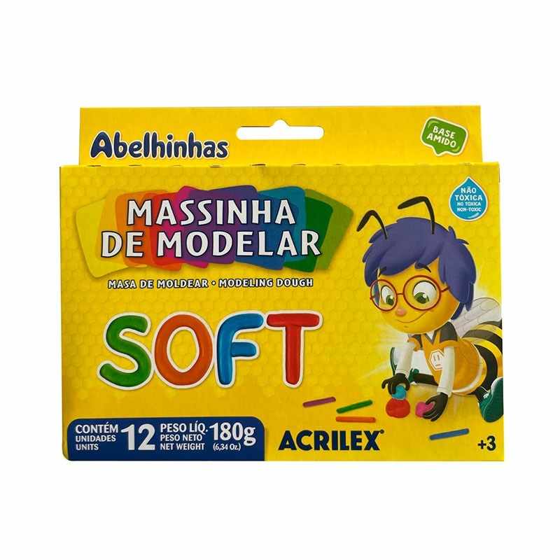 MASSA MODELAR  ACRILEX SOFT 